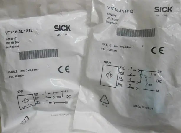 VTF18-3E1612 VTF18 3E1612 New SICK Proximity switch free shipping