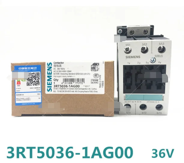 1pc      Siemens  3RT5036-1AG00  AC36V  50A  Ac contactor  free shipping