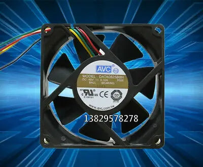 1pc new AVC 8cm 8025 DA08025B48S 48V 0.21A 4 PWM