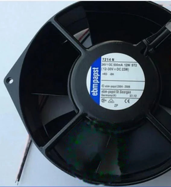 1pc new fan 7214N 24V 12W ebmpapst 15055 172*150*55 freeship