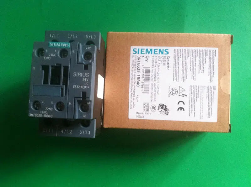 1pc      Siemens  3RT6025-1BB40  DC24V  17A  contactor  free shipping