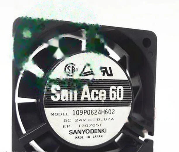1pc new fan 109P0624H602 24V 0.07A SANYO 60*60*20 freeship