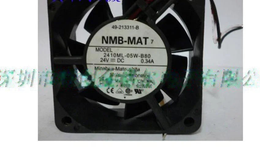 1pc new fan 2410ML-05W-B80 24V 0.34A NMB 60*60*25 freeship