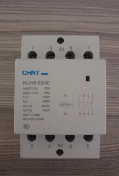 New  CHNT AC contactor  NCH8-63/40 63A 4P  220V   free shipping