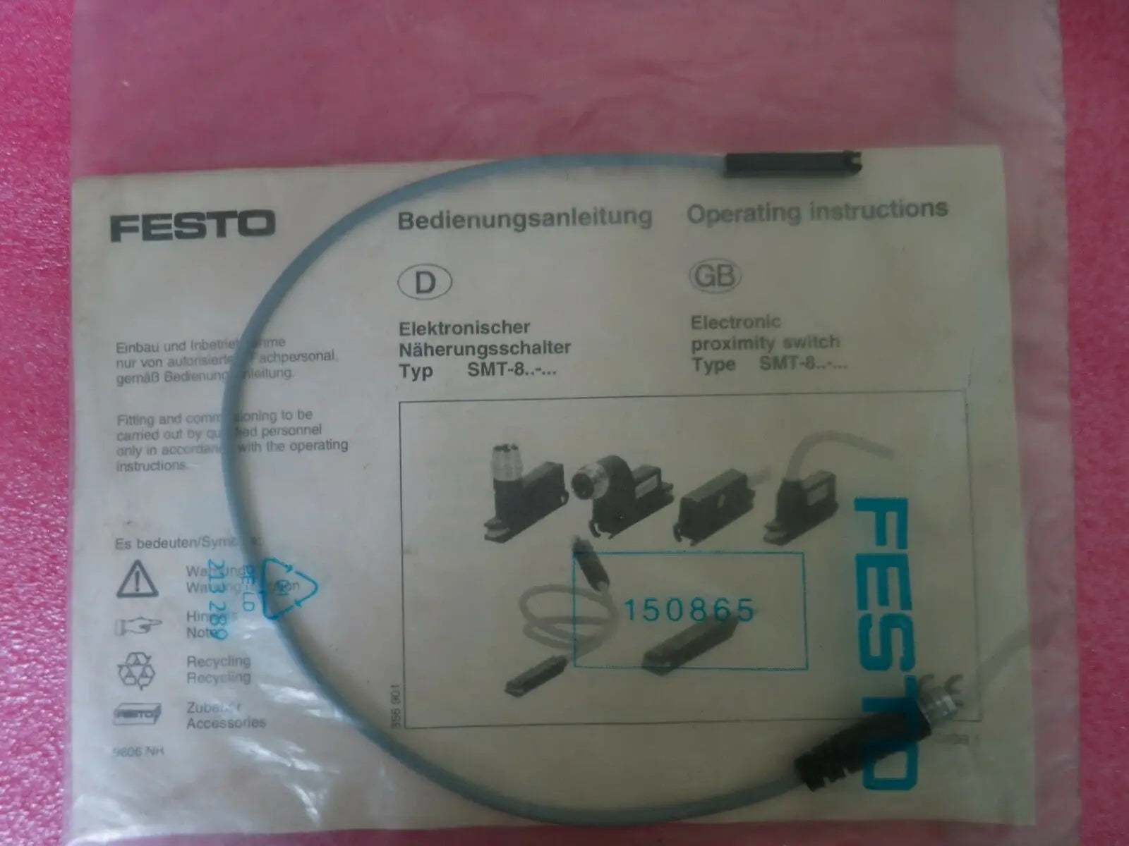 New  Festo  SMT-8-PS-S-LED-24 150865  free shipping
