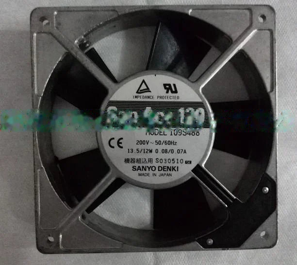 1pc new fan 109S488 200V 13.5/12W SANYO 120*120*25MM freeship