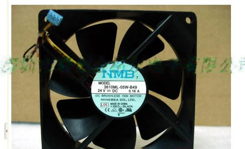 1pc new fan 3610ML-05W-B49 3610ML-05W-B19 24V NMB freeship