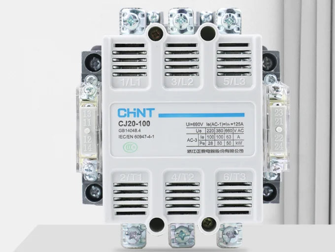New  CHNT AC contactor  CJ20-100A 220V  free shipping