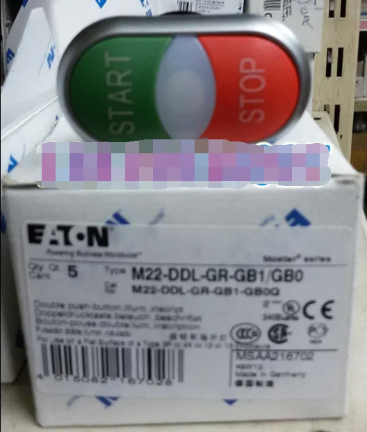 1PC NEW EATON MOELLER M22-DDL-GR-GB1/GB0 free shipping
