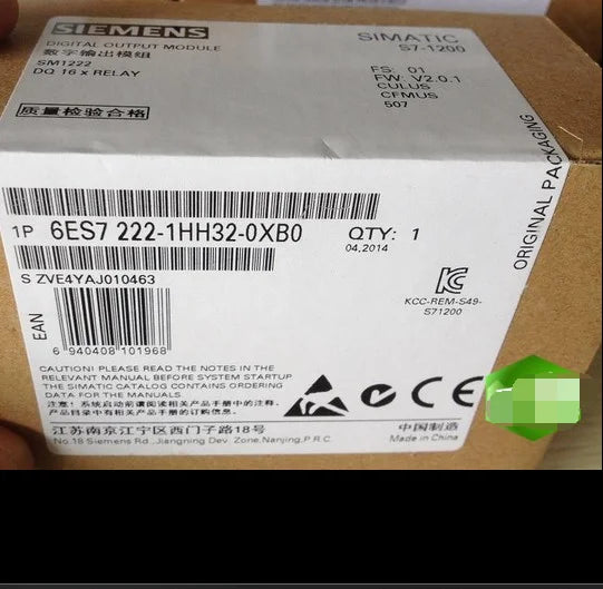 New Siemens 6ES7 222-1HH32-0XB0 6ES7222-1HH32-0XB0 Output Module free shipping