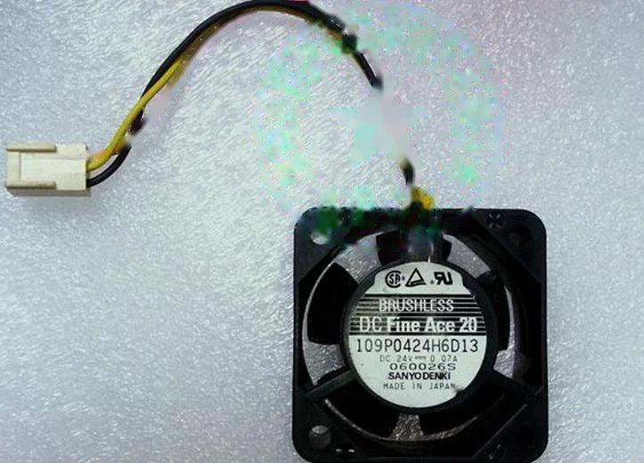1pc new fan 109P0424H6D13 24V 0.07A San Ace40 40*20MM freeship