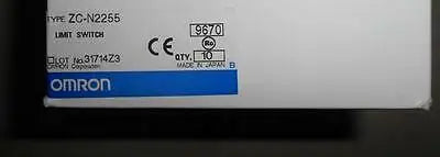 NEW IN BOX OMRON ZC-N2255
