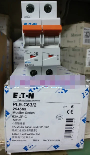 1PC NEW EATON MOELLER PL9-C63/2 63A 2P free shipping