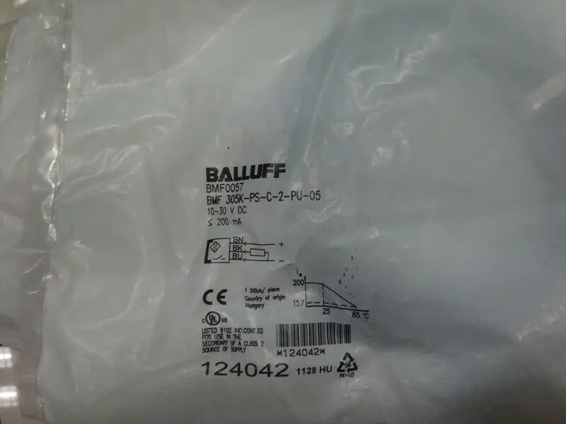 1PC   NEW    BALLUFF   BMF  305K-PS-C-2-PU-05   124042    free   shipping