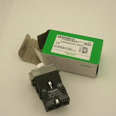 ZB2BWB31C 1PCS New Schneider contact base with green LED 1NO 24V