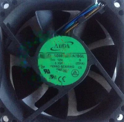 1pc fan new ADDA AD0812UX-A7BGL 8025 12V 0.33A4 PWM