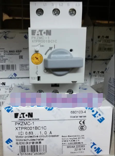 1PC  NEW   EATON  MOELLER  PKZMC-1  0.63-1A   free shipping