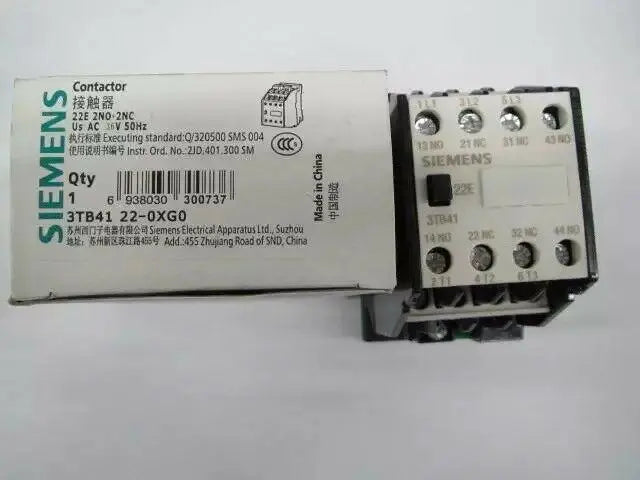New Siemens 3TB4122-0XG0 3TB41 22-0XG0 AC36V Ac contactor free shipping