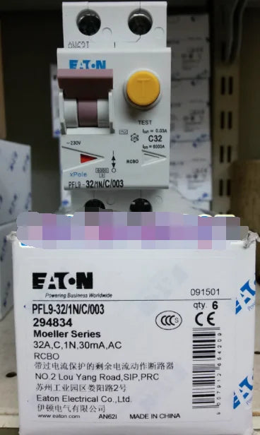 1PC NEW EATON MOELLER PFL9-32/1N/C/003 free shipping
