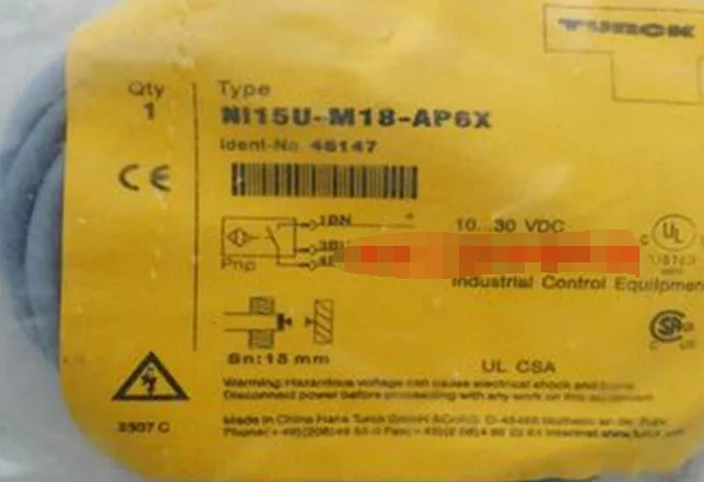 Ni15U-M18-AP6X Ni15UM18AP6X 1PCS New Turck Proximity Sensor free shipping