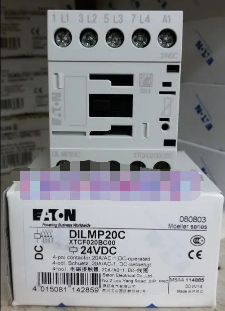 1PC  NEW   EATON  MOELLER   DILMP20C   24VDC  free shipping