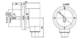 1pc new ZSP7008-001C-2500BZ3-5L