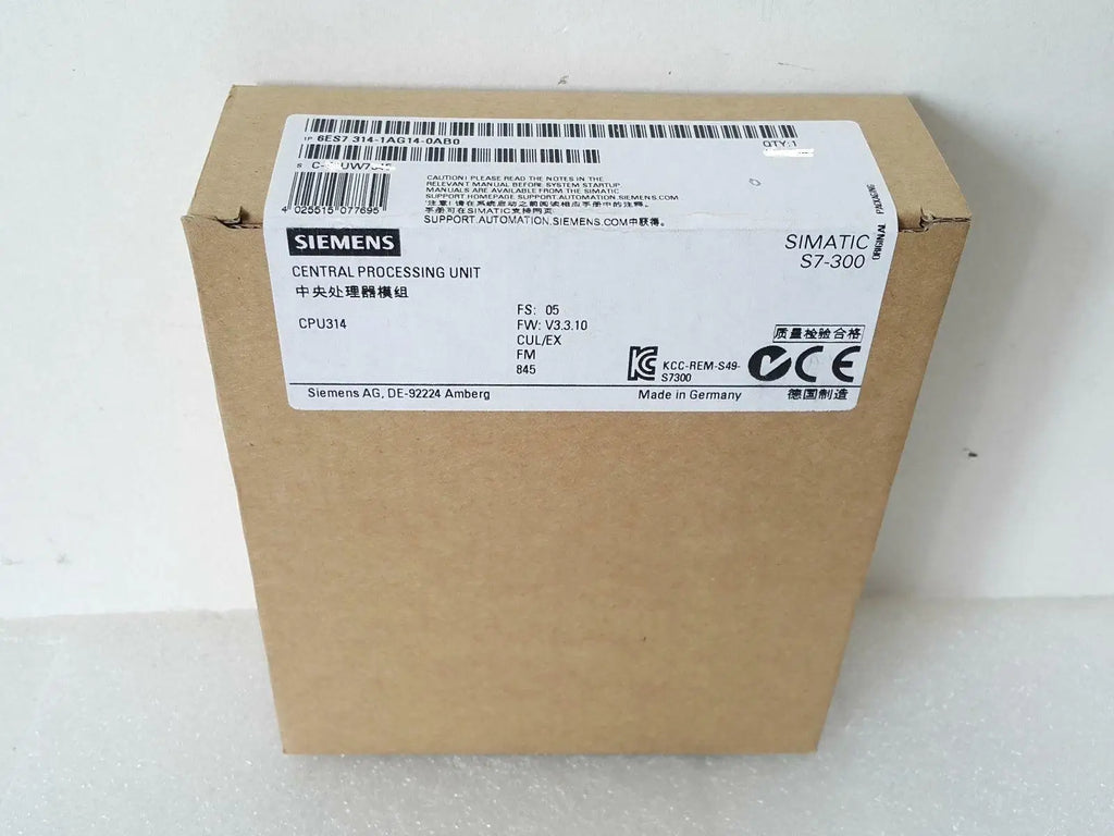 6ES7 314-1AG14-0AB0 6ES7314-1AG14-0AB0 CPU314 Siemens NEW