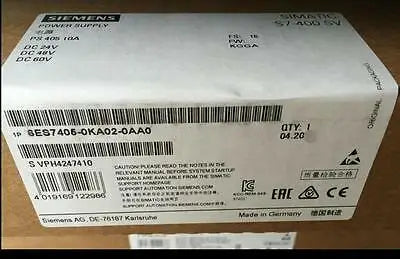 New In Box Siemens PLC 6ES7 405-0KA02-0AA0 6ES7405-0KA02-0AA0