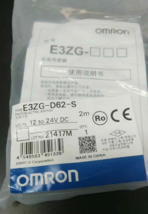 E3ZG-D62-S E3ZGD62S 1PC New Omron Photoelectric Switch free ship