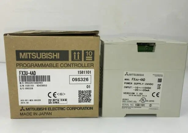 FX3U-4AD FX3U4AD 1PCS NEW Mitsubishi PLC Module free shipping