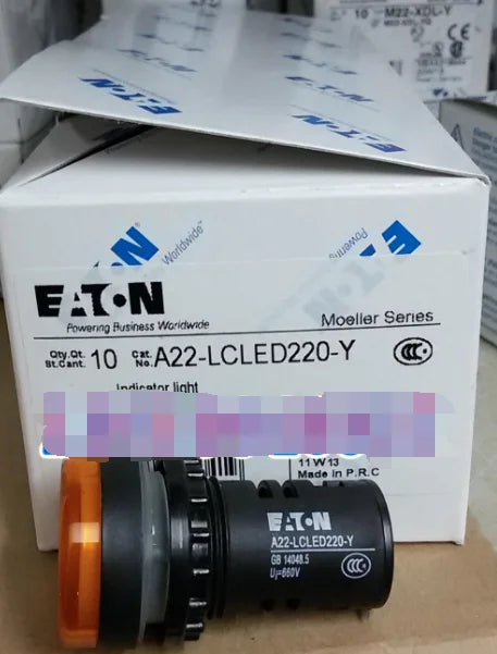 1PC  NEW   EATON  MOELLER  A22-LCLED220-Y   free shipping