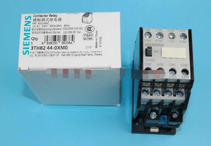 New Siemens 3TH8244-0XM0 3TH82 44-0XM0 contactor free shipping