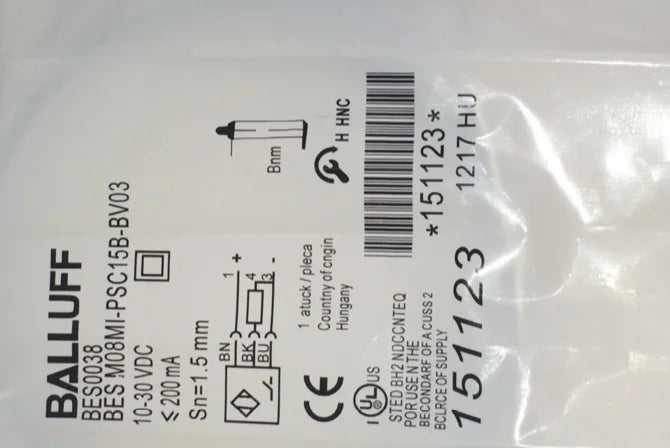 BES M08MI-PSC15B-BV03 1PC NEW BALLUFF Proximity Sensor free ship