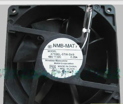 1pc fan new 4715KL-07W-B29 48V 0.26A NMB 12038 3