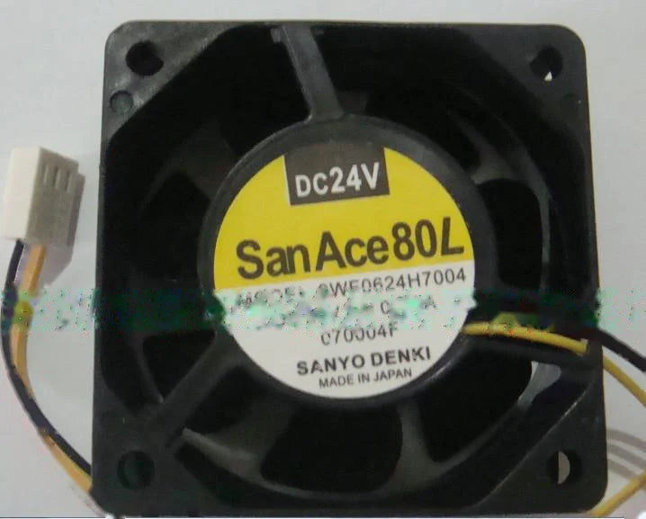 1pc new fan 9WF0624H7004 DC24V 0.12A SANYO 60*60*15MM freeship