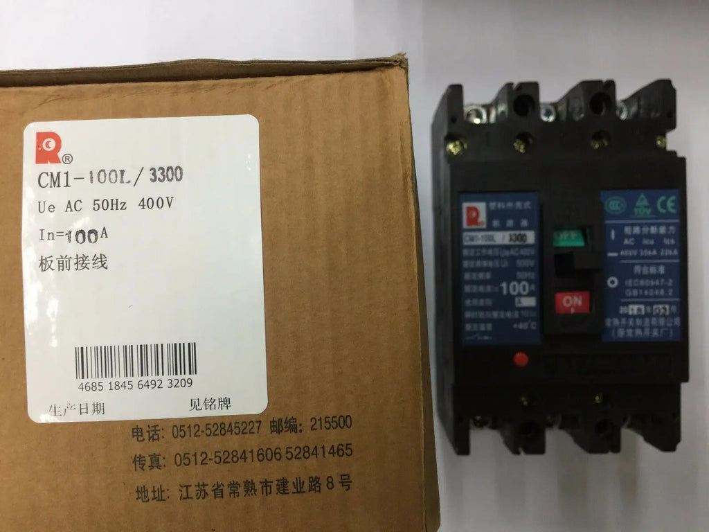 New CHANGSHU CM1-100L/3300 3P 100A circuit breaker free shipping