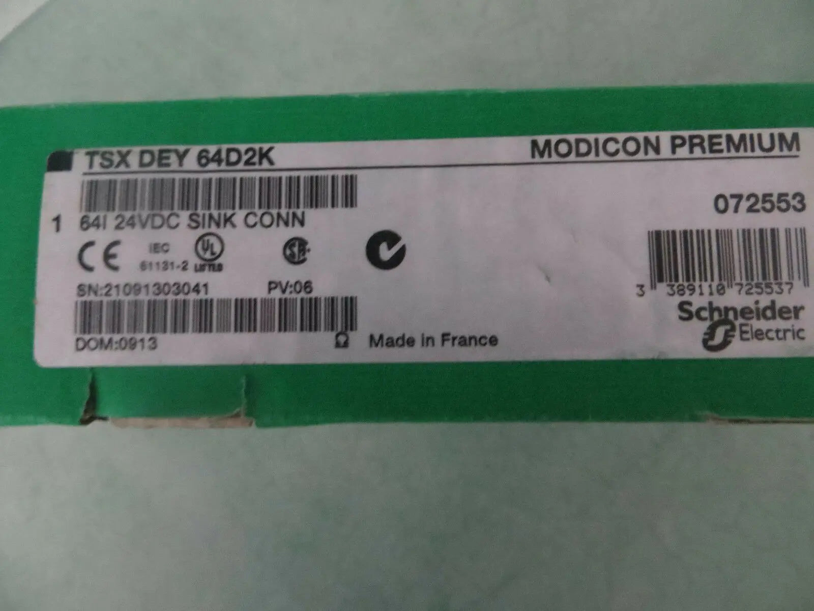 TSXDEY64D2K 1PC NEW Schneider