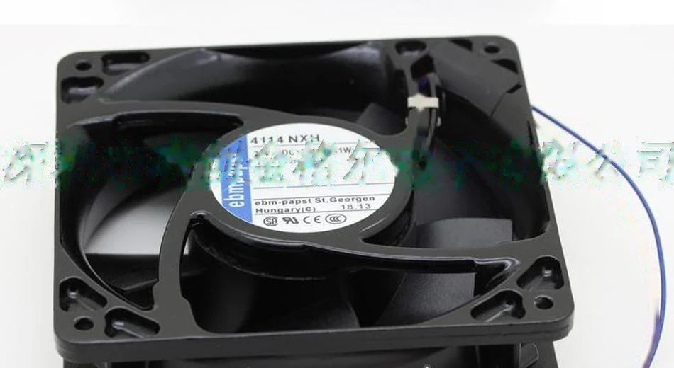 1pc new fan 4114NXH ebmpapst 24VDC 11W 120*120*38 freeship