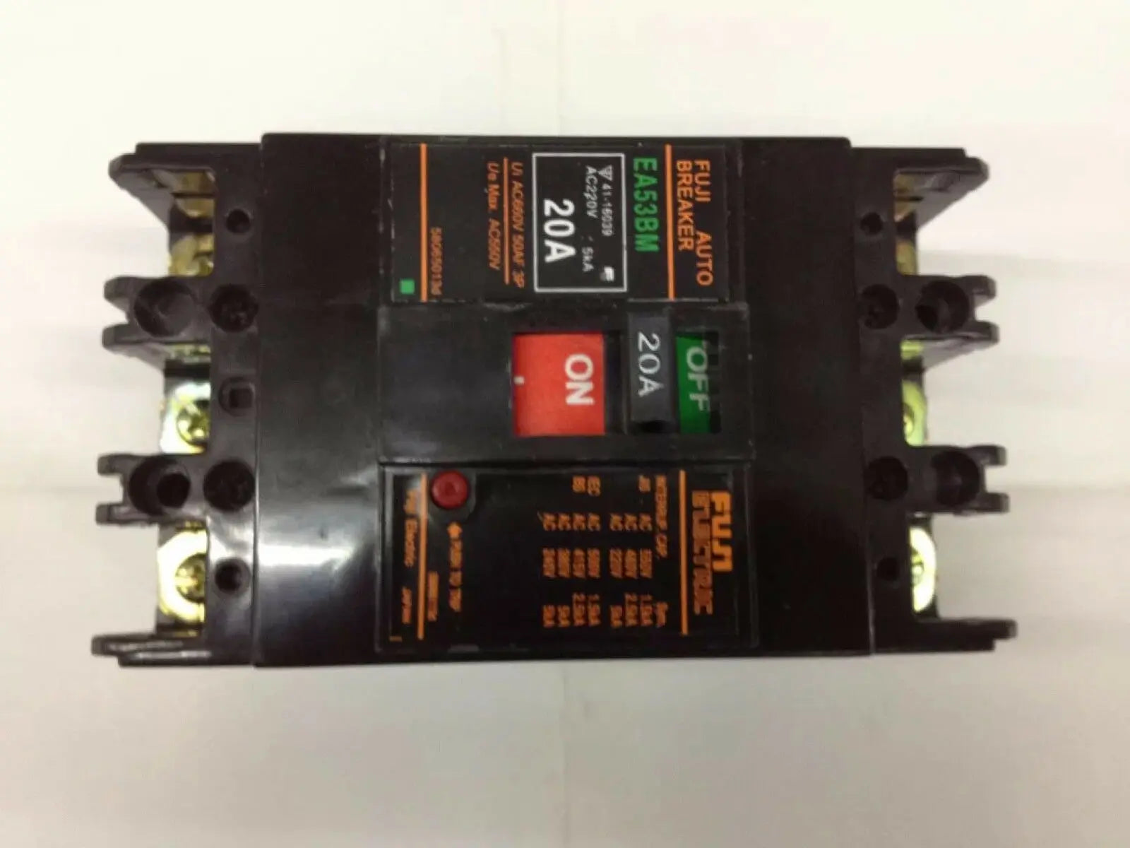 New FUJI EA53BM 3P 20A circuit breaker free shipping