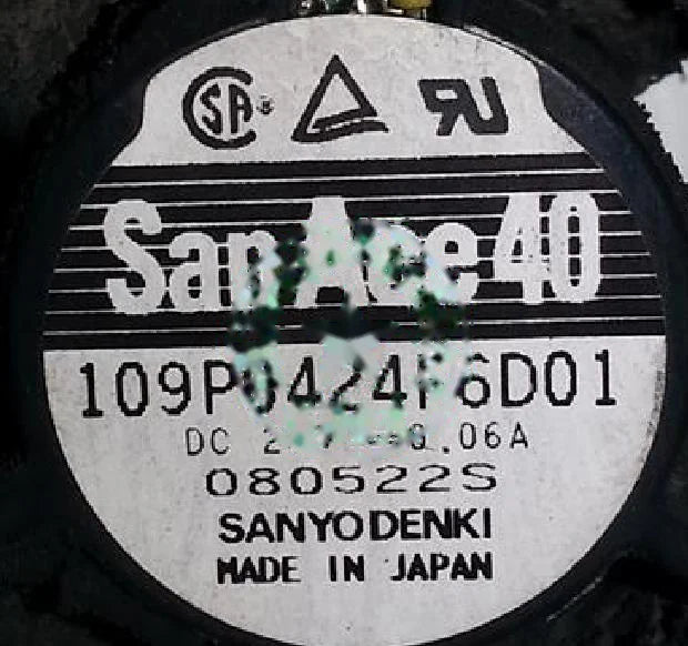 1pc new fan 109P0424F6D01 SANYO 24V 0.06A 40*20 freeship