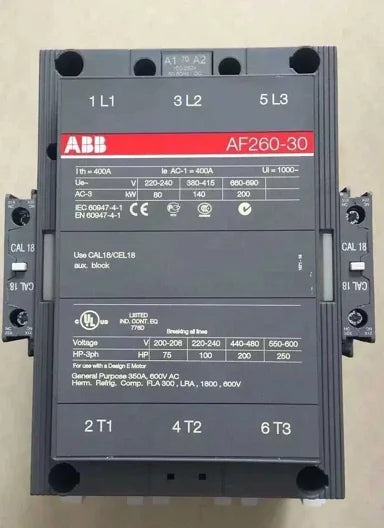 1PC New ABB Contactor AF260-30-11 100-250V free ship