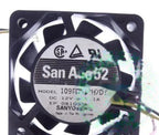 1pc new fan 109P0512H714 DC12V 0.1A SANYO 52*52*15MM freeship