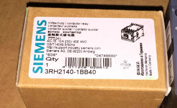 New Siemens 3RH2140-1BB40 contactor free shipping
