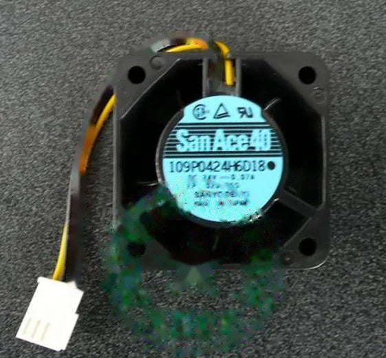 1pc new fan 109P0424H6D18 24V 0.07A SANYO 40*40*20 freeship