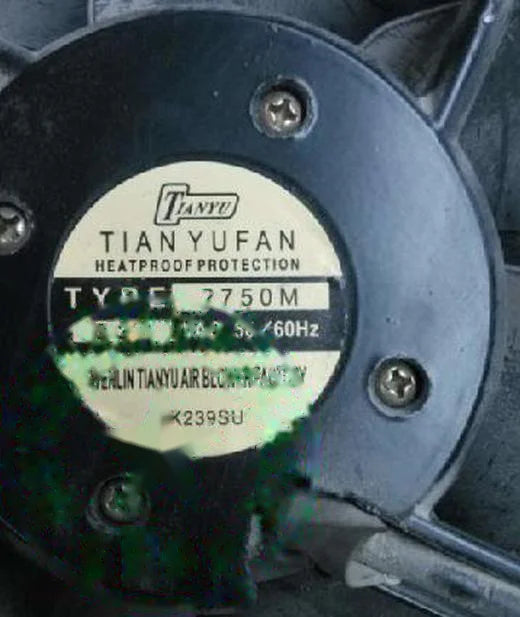 1pc new fan TYPE 2750M TIANYU 225*225*80 220VAC freeship