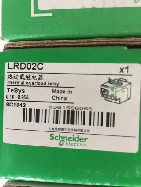 1pc LR-D02C LRD02C 0.16-0.25A New Schneider Relay free shipping