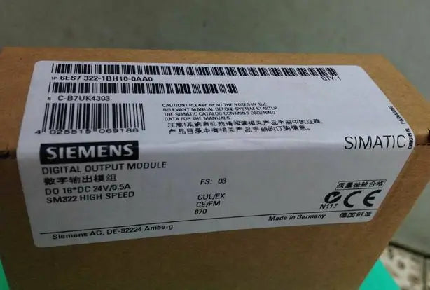 6ES7 322-1BH10-0AA0 6ES7322-1BH10-0AA0 1PC New Siemens free shipping