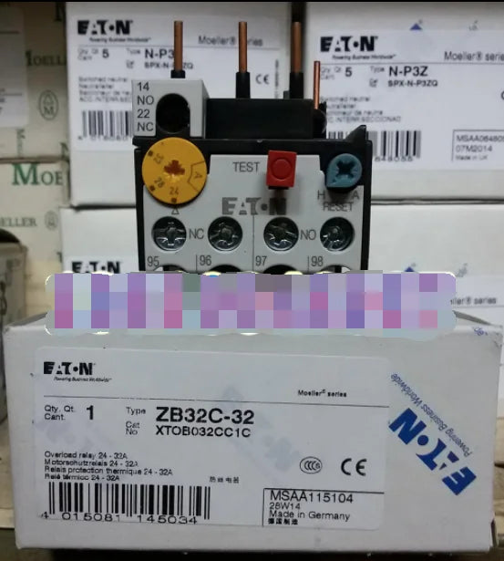 1PC  NEW   EATON  MOELLER  ZB32C-32  24-32A   free shipping