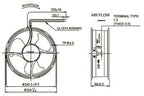 1pc new SUNON A2259-HBL TC.GN 25489 220V 25489MM