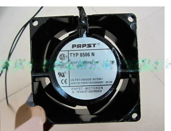 1pc new fan TYP 8506N AC115V PAPST 11W 80*80*38 freeship